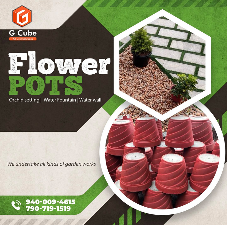 Flower Pots and Garden Design by GCube